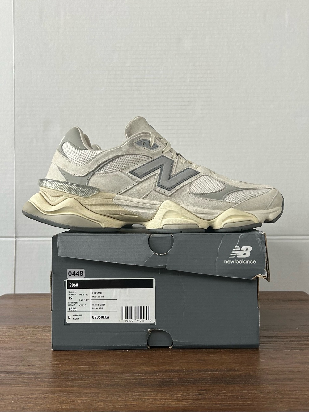 New Balance 9060 Sea Salt White Men's 12/Women's 13.5